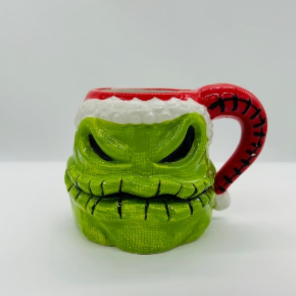 Nightmare Before Christmas Oogie Boogie Ceramic Mug Green 16.56 oz NEW
